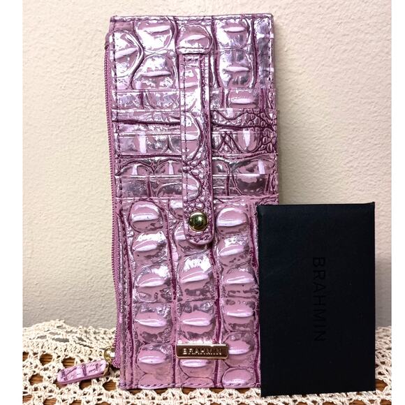 BRAHMIN MULBERRY POTION Credit Card WALLET - Picture 2 of 3